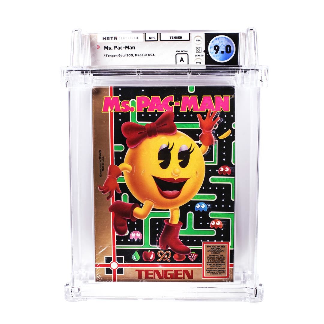 Miss Pacman Nes Ms. Pac-Man (Unlicensed) NES Nintendo Sealed Video Game WATA 9.0/A