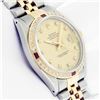 Image 5 : Rolex Mens Two Tone Champagne Ruby and Diamond Datejust Wristwatch