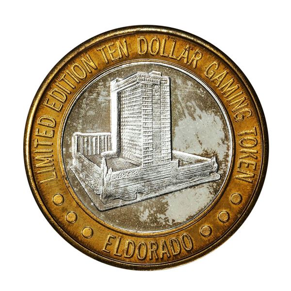 .999 Silver El Dorado Hotel & Casino Reno, Nevada $10 Limited Edition Gaming Token