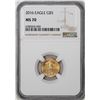 Image 1 : 2016 $5 American Gold Eagle Coin NGC MS70