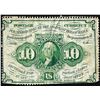 July 17, 1862 First Issue Ten Cents Fractional Currency Note Perforated fr.1241