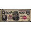 1907 $5 Woodchopper Legal Tender Note