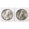 Image 2 : Lot of (2) 1934-1935 $1 Peace Silver Dollar Coins