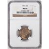 Image 1 : 1911 Liberty V Nickel Coin NGC MS64