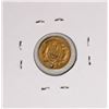 Image 2 : 1858 $1 Indian Princess Head Gold Coin Holed