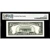 Image 2 : 1995 $5 Federal Reserve Note Cleveland Fr.1985-D PMG Gem Uncirculated 66EPQ