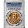 1908-D No Motto $20 St. Gaudens Double Eagle Gold Coin PCGS MS62