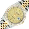 Image 1 : Rolex Mens Two Tone Champagne Jubilee Index 2.5CTW Diamond Datejust Wristwatch