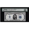 1934 $5 Silver Certificate Star Note Fr.1650* PMG Gem Uncirculated 66EPQ