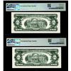 Image 2 : (2) Consecutive 1963 $2 Legal Tender Notes Fr.1513 PMG Superb Gem Uncirculated 67EPQ