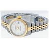 Image 8 : Rolex Ladies Two Tone White Index Datejust Wristwatch