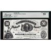 Image 1 : 1861 $50 Confederate States of America Note T-8 Legacy Choice About New 55