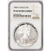 1986-S Proof $1 American Silver Eagle Coin NGC PF69 Ultra Cameo