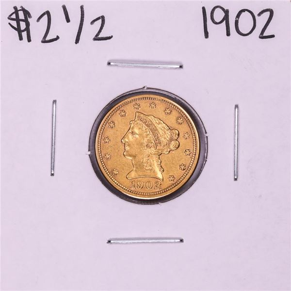 1902 $2 1/2 Liberty Head Quarter Eagle Gold Coin