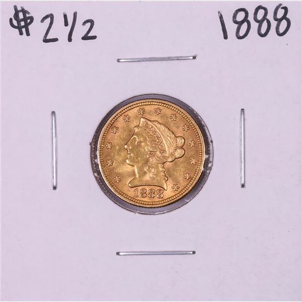 1888 $2 1/2 Liberty Head Quarter Eagle Gold Coin