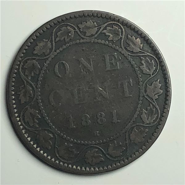 Canadian Large Cent 1881