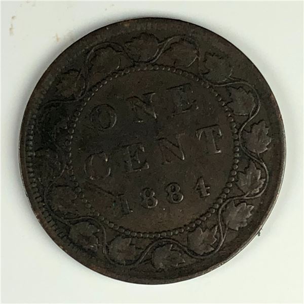 Canadian Large Cent 1884 VG