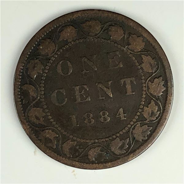 Canadian Large Cent 1884 VG