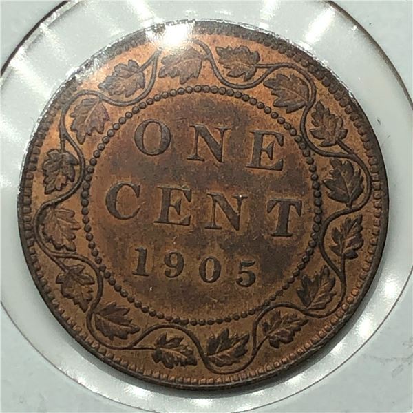 Canadian Large Cent 1905