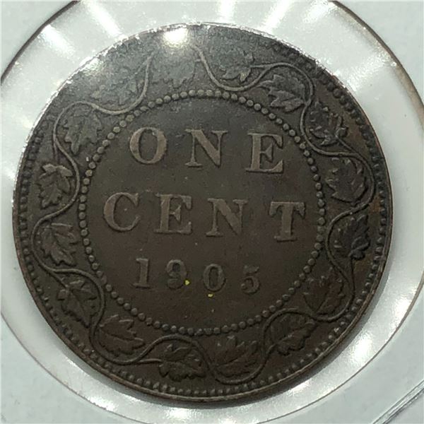 Canadian Large Cent 1905