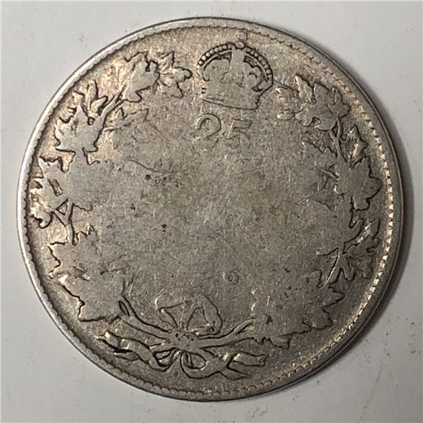 1936 Dot King George V 25 Cents