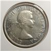 Image 2 : 1955 Queen Elizabeth II Canadian Silver Dollar UNC Arnprior No Die Crack