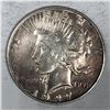 Image 1 : 1927  US Peace Dollar AU-UNC