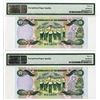 Image 2 : Central Bank of the Bahamas, 2001, Pair of Sequential Banknotes