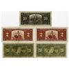 Image 2 : Bank of Canada, 1937, Assortment of Issued King George VI Banknotes