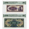 Image 1 : Central Bank of China, 1928-48, Pair of Issued Banknotes