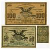 Image 1 : Turkestan District, 1918, Trio of Issued Banknotes