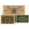 Image 2 : Exchange Notes of Odessa & Field Treasury, 1917-19, Trio of Issued Banknotes