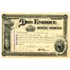 Image 1 : Don Enrique Mining Co. 1888 I/U Stock Certificate