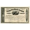 Image 1 : Portage Lake Mining Co., 1854 I/U Stock Certificate signed by William Hickok