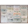 Image 1 : Railroad Assortment of U/U & U/C Stock Certificates, ca.1860s-1900s from KS, IN, OH, WV, MI and more