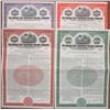 Image 1 : Kansas City Southern Railway Co., 1945 to 1954, Lot of 4 Specimen Bonds