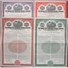 Image 1 : Kansas City Southern Railway Co., 1945 to 1954, Lot of 4 Specimen Bonds