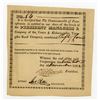 Image 1 : Centre & Kishacoquillas Turnpike Road Co., 1822, I/U Stock Certificate