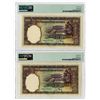 Image 2 : Central Bank of China, 1936, Issued Banknote Pair