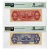 Image 2 : Kwangtung Provincial Bank, 1949, Pair of Issued Banknotes