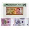 Image 1 : National Bank of the Congo & Central Bank of the Congo, 1970-97, Banknote Trio