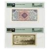 Image 2 : French Indo-China & South Viet Nam Pair of Issued Banknotes, ND (1945)-ND (1966)