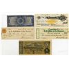 Image 2 : Montana and California, Group of 5 Issued Checks and Advertising Scrip Notes, ca. 1859-1920s