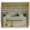 Image 1 : Baltimore and Ohio Rail-Road Co. 1860 I/C Stock Certificate Group of 10