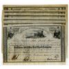 Image 1 : Baltimore and Ohio Rail-Road Co. 1860 I/C Stock Certificate Group of 10