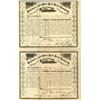 Image 1 : Baltimore and Ohio Rail Road Co., 1873-1875, Stock Certificate Pair