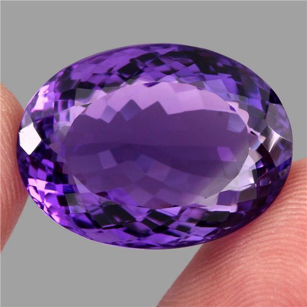 Natural Purple Amethyst 35.79 Cts  Unheated