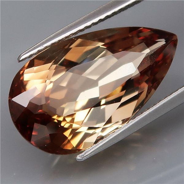 Natural Imperial Champagne Brazil Topaz 13.85 Cts
