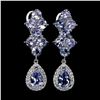 Image 1 : Natural Tanzanite Earrings
