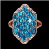 Image 1 : Natural Paraiba Blue Apatite Ring